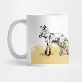 Fox print Mug